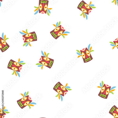Fotografía pattern zulu tribal mask cartoon