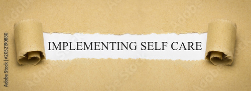 Slika na platnu implementing self care