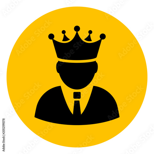 Vip customer icon, premium user symbol