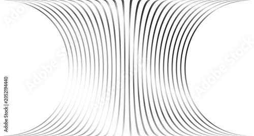 Photos abstract creative silver gradient bulge line pattern art.