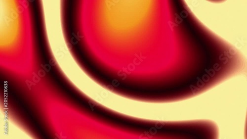 Colorful Retro Liquid Motion Background With Abstract Fluid Waves and Noise Texture Seamless Loop Animation for Digital Visuals. High-quality 4K