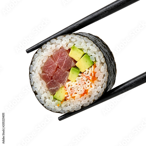 Sushi Roll Cross Section Food