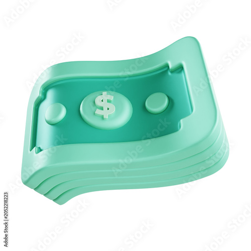 Photos money dollar 3d icon illustration object