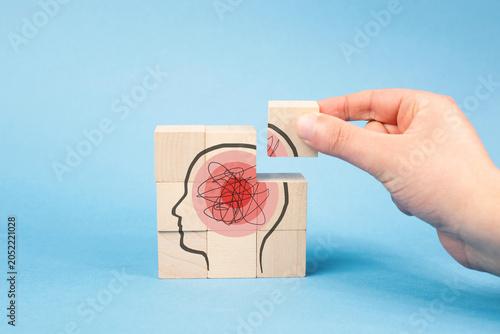 Human brain, epilepsy, migraine headache seizure attack, ADHD, mental health and depression, alzheimer mind, burnout and stress, cancer tumor