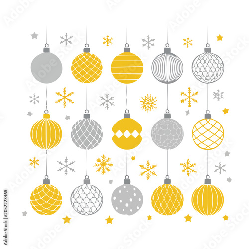 Minimalist Christmas Ornament Pattern