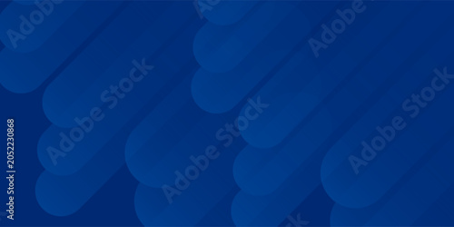 Schilderij op canvas Abstract blue background with glowing geometric lines