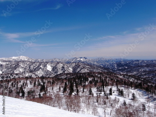 Winter hike at Mt.Bihinai