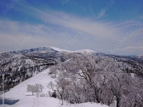 Winter hike at Mt.Bihinai
