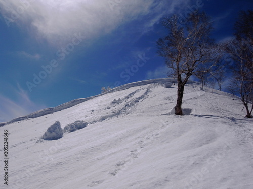 Winter hike at Mt.Bihinai