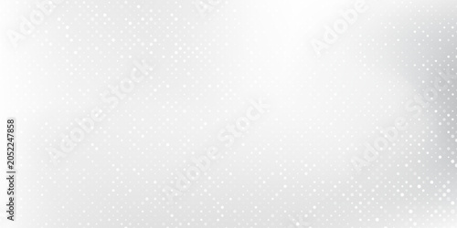 Modern grey background poster with dynamic. technology network art