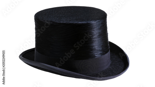Принти на полотні Black formal top hat with satin band