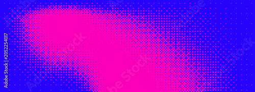 Bild auf Leinwand Blue pink bitmap pixel texture
