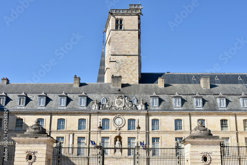 Palace of the Dukes of Burgundy Center Detail with Tower