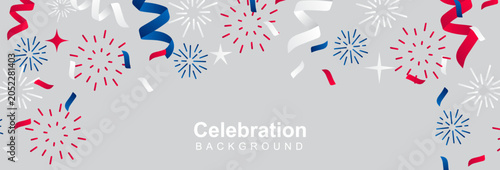 Happy Fourth of July Independence day USA Background,  250th anniversary banner, America 250 years Independence or , veterans, labor, memorial and other events, Vector illustration.