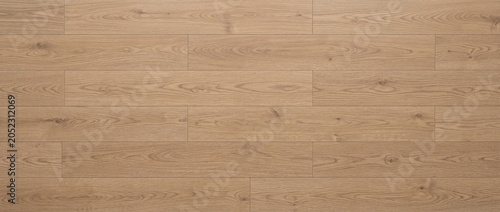 Laminate background classic boards made of light oak, in natural light brown color