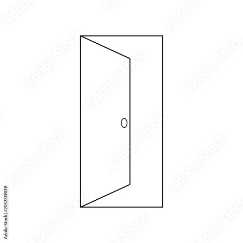 Canvastavla Simple geometric shape with a central circular mark