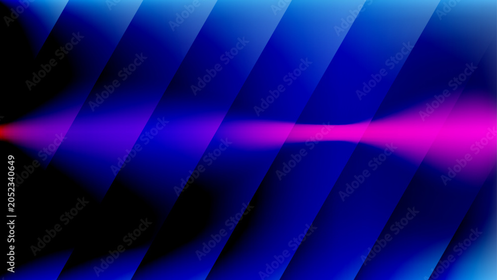 Obraz premium An abstract blue and purple background features futuristic bright light waves and curved vector lines creating a dynamic techno energy texture for modern wallpaper design