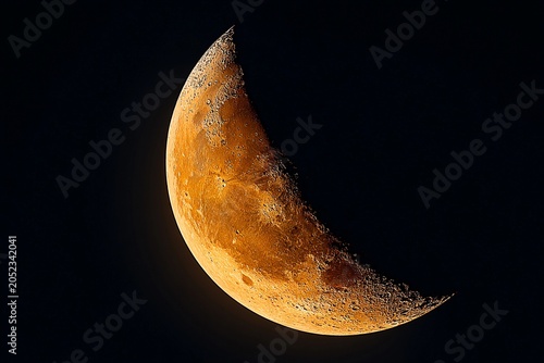 Moon Shines Brightly in a Dark Sky, Revealing Its Textured Surface Generative AI