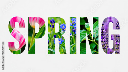Creative typography design of the word 
