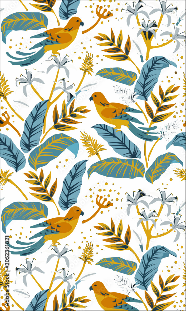 Obraz premium 365. BOTANICAL AND WILDLIFE I...