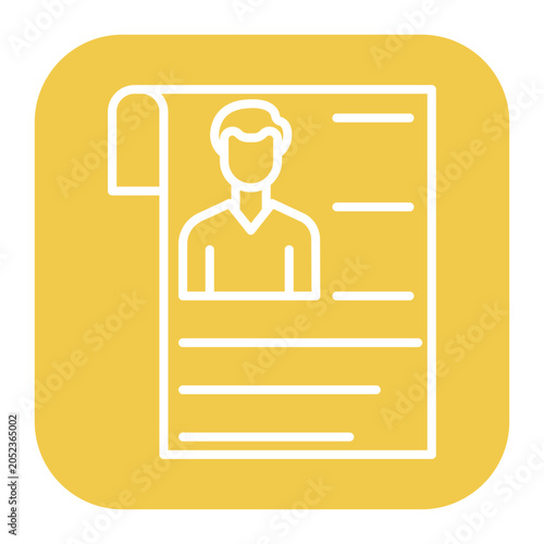 Εκτύπωση καμβά Profile Photo Icon