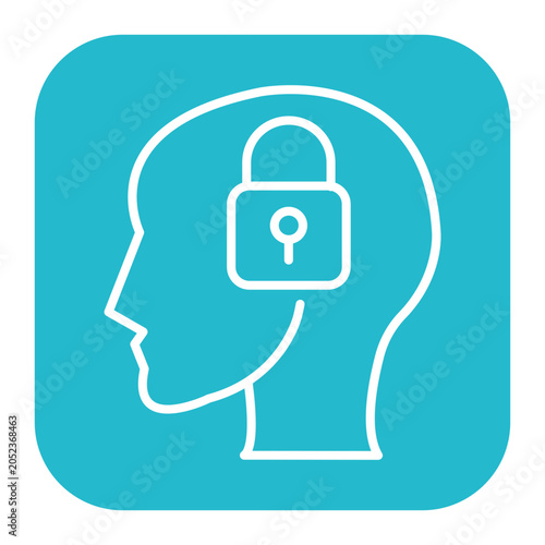 Quadro em tela Confidentiality Icon
