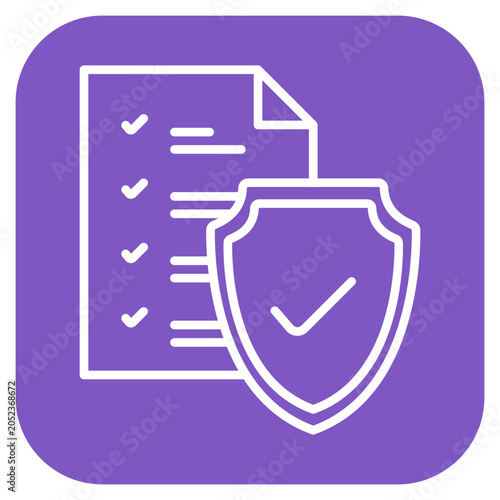 Obraz na plátně Compliance Assurance Icon