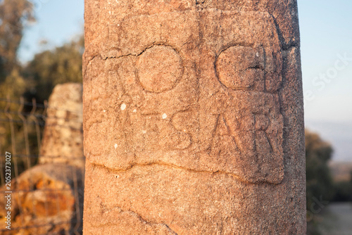 Roman city of Caparra, Extremadura, Spain