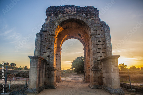 Roman city of Caparra, Extremadura, Spain