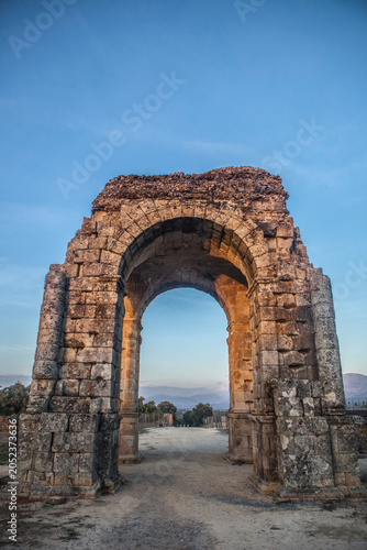 Roman city of Caparra, Extremadura, Spain