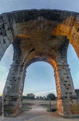 Roman city of Caparra, Extremadura, Spain