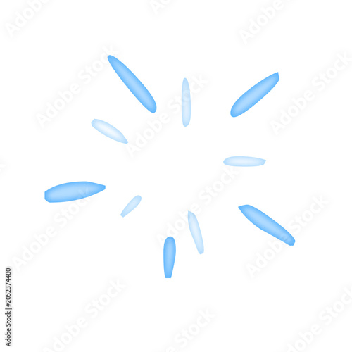 Blue Starburst Effect