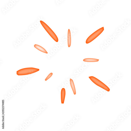 Orange Burst Effect