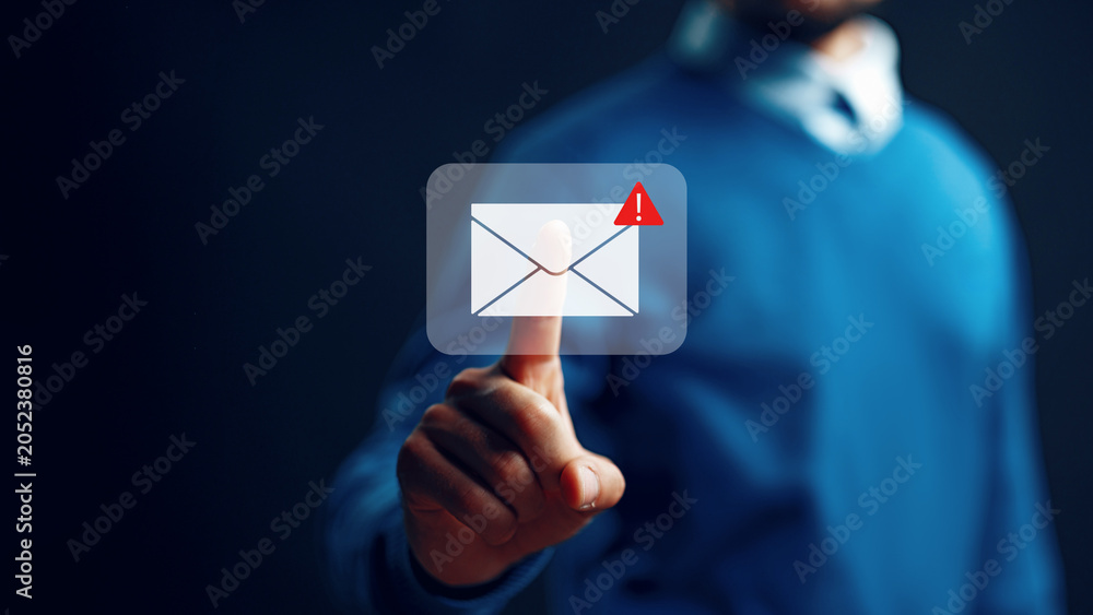 Fototapeta premium Detecting and reporting scam call messages to prevent fraud and protect individuals from scams