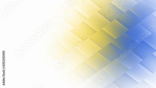 Abstract gradient background with colored geometric lines on a white background. 4K