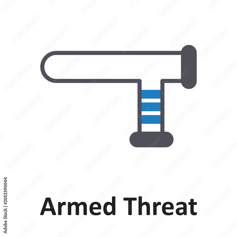 Obraz premium Armed threat Vector Icon which can easily modify or edit