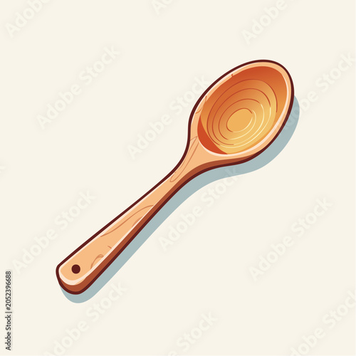 Wooden Spoon Illustration