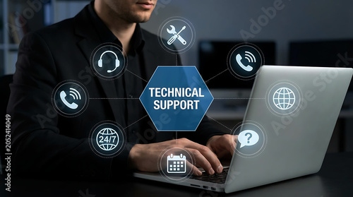 Technical Support Specialist Providing 24 7 Customer Service and Assistance