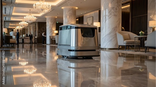 Autonomous Service Robot Operating in Luxury Hotel Lobby