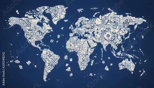 Intricate Portuguese Tile Art Transforms World Map Into A Mosaic Masterpiece
