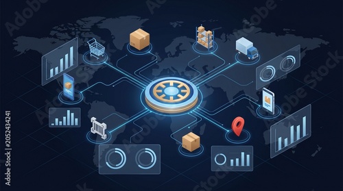 Global E-commerce Fulfillment Control Tower and Supply Chain Logistics Network