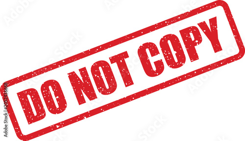Foto A prominent red rectangular grunge rubber stamp displaying the crucial warning D