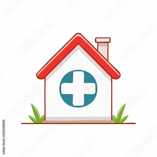 Medical Clinic Building Icon