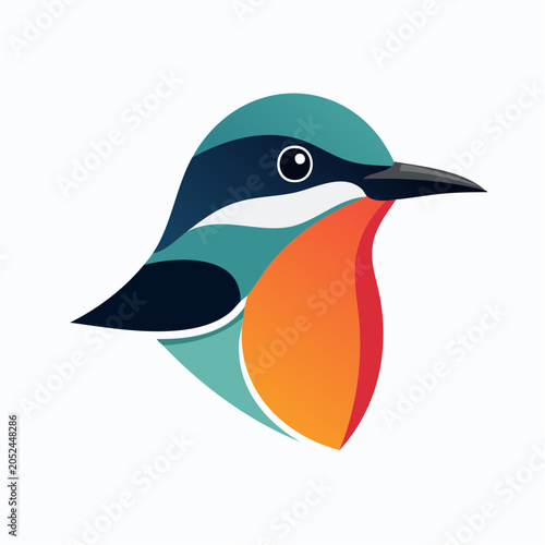 Stylized Bird Logo Design