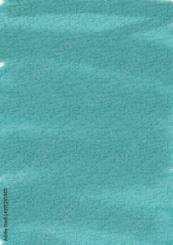 Textured teal background in watercolor style  