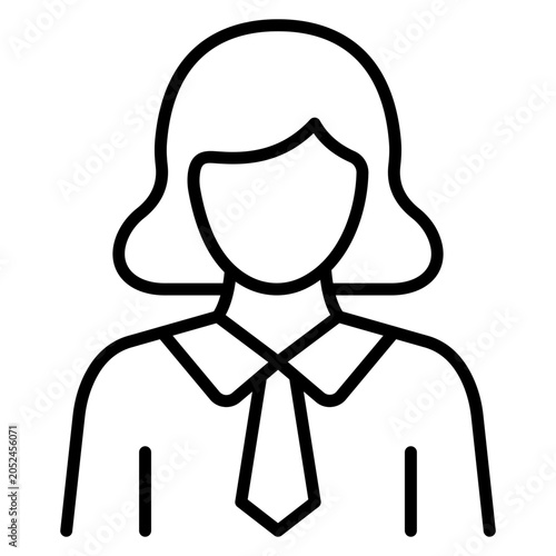 Billede på lærred Paralegal Icon
