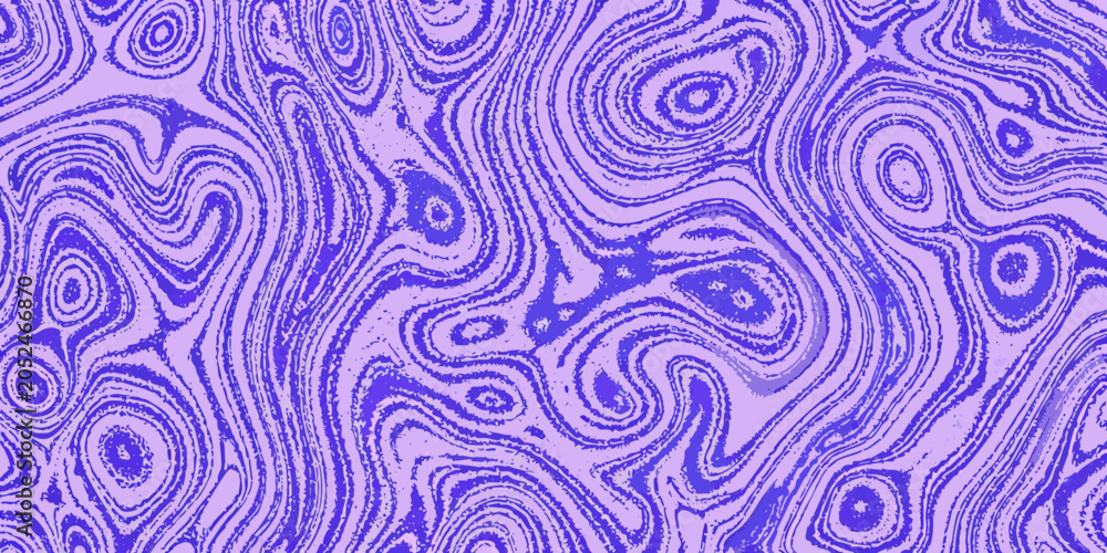 Fototapeta premium Purple fluid pattern with wavy topographic style background