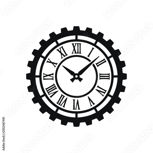 clock with gears