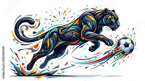 Vector illustration of a wild horse head silhouette designed with a black floral pattern, nature swirls, and a decorative animal tattoo ornament shape