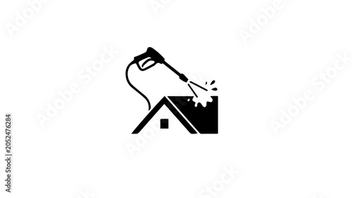 Black, vector pest control, exterminator, house infestation icons